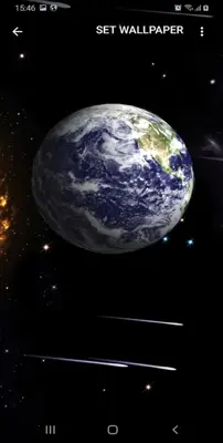 Planet Earth 3D Live Wallpaper HD android App screenshot 0